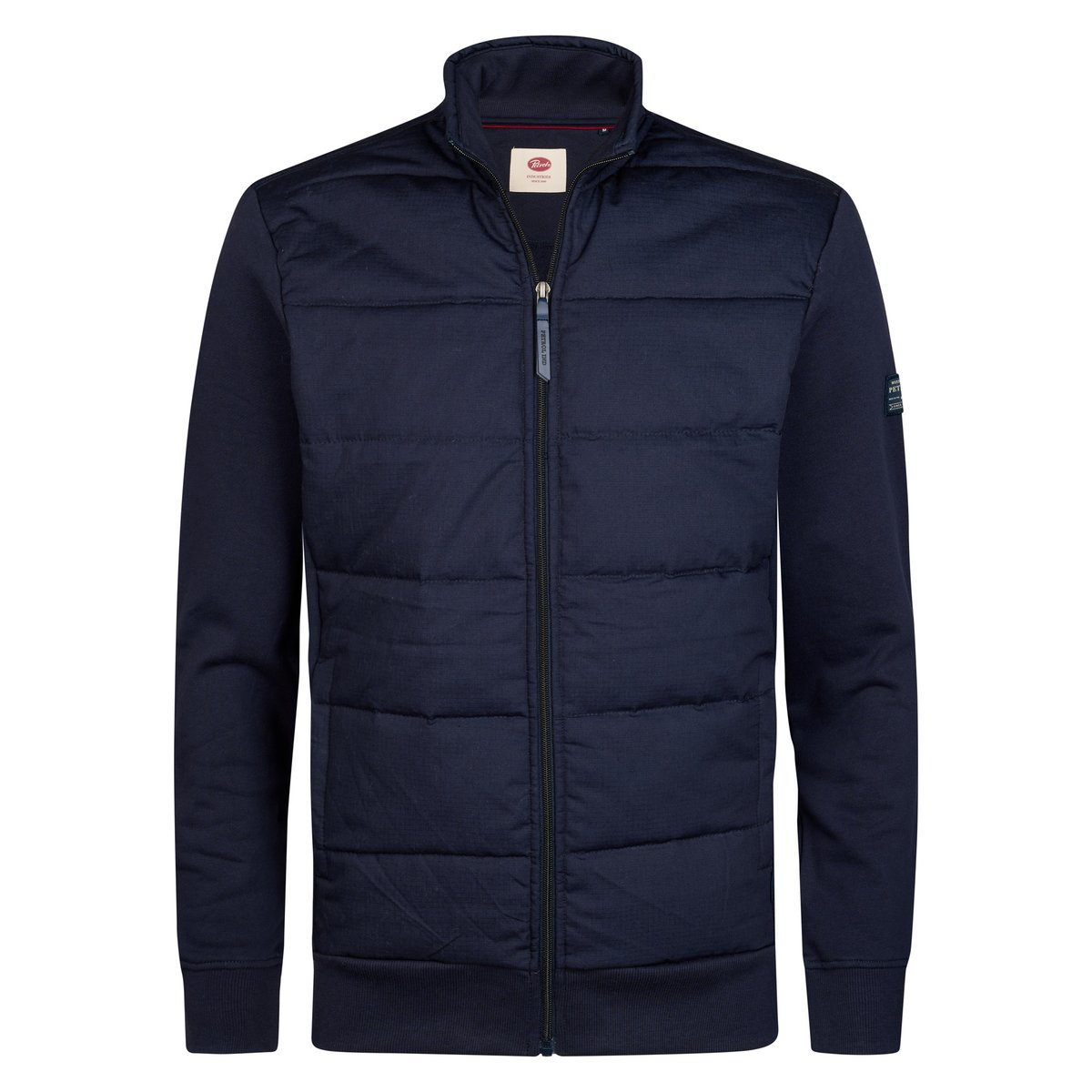 Pull matelassé hybride millcrest bleu royal navy, PETROL INDUSTRIES