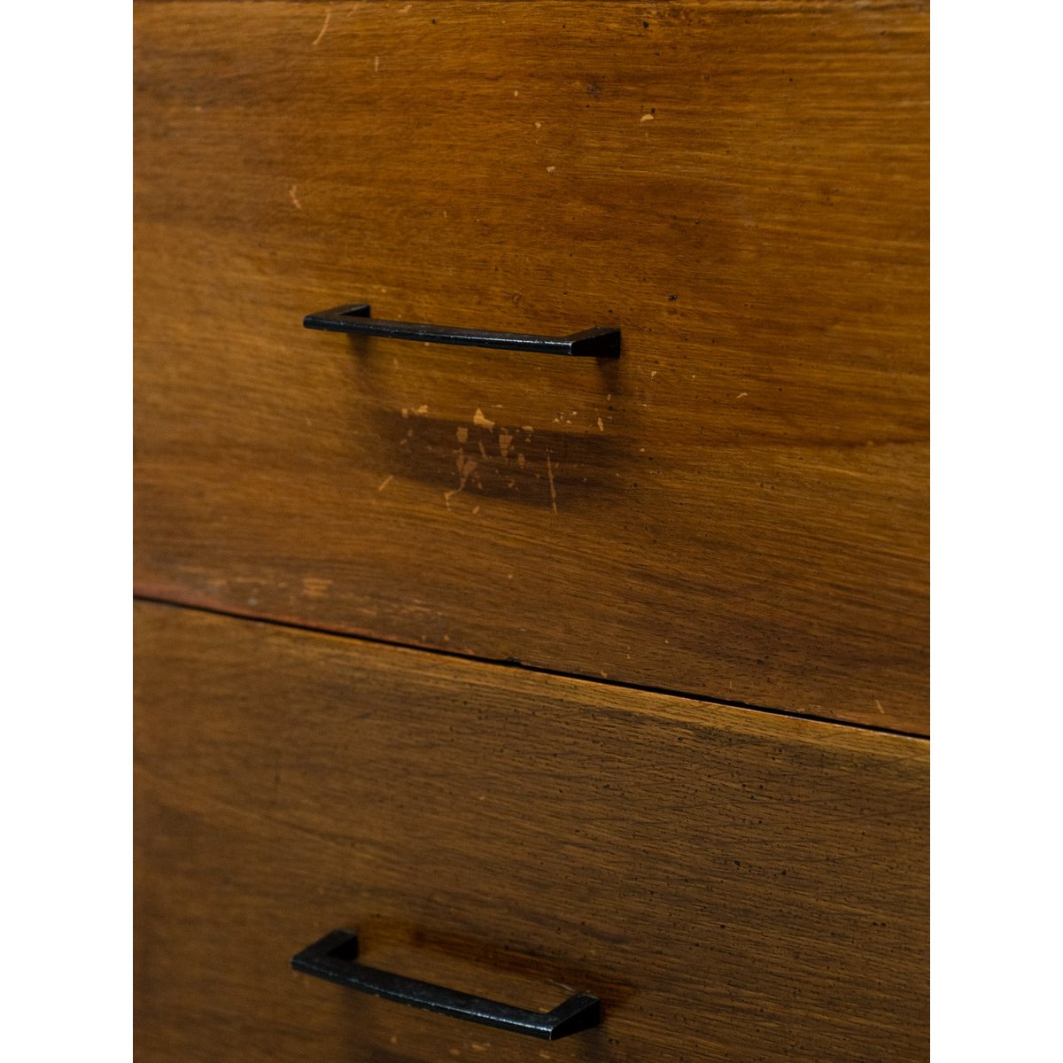 Commode en bois Olga N°661 - Bon état bois foncé, DEBONGOUT