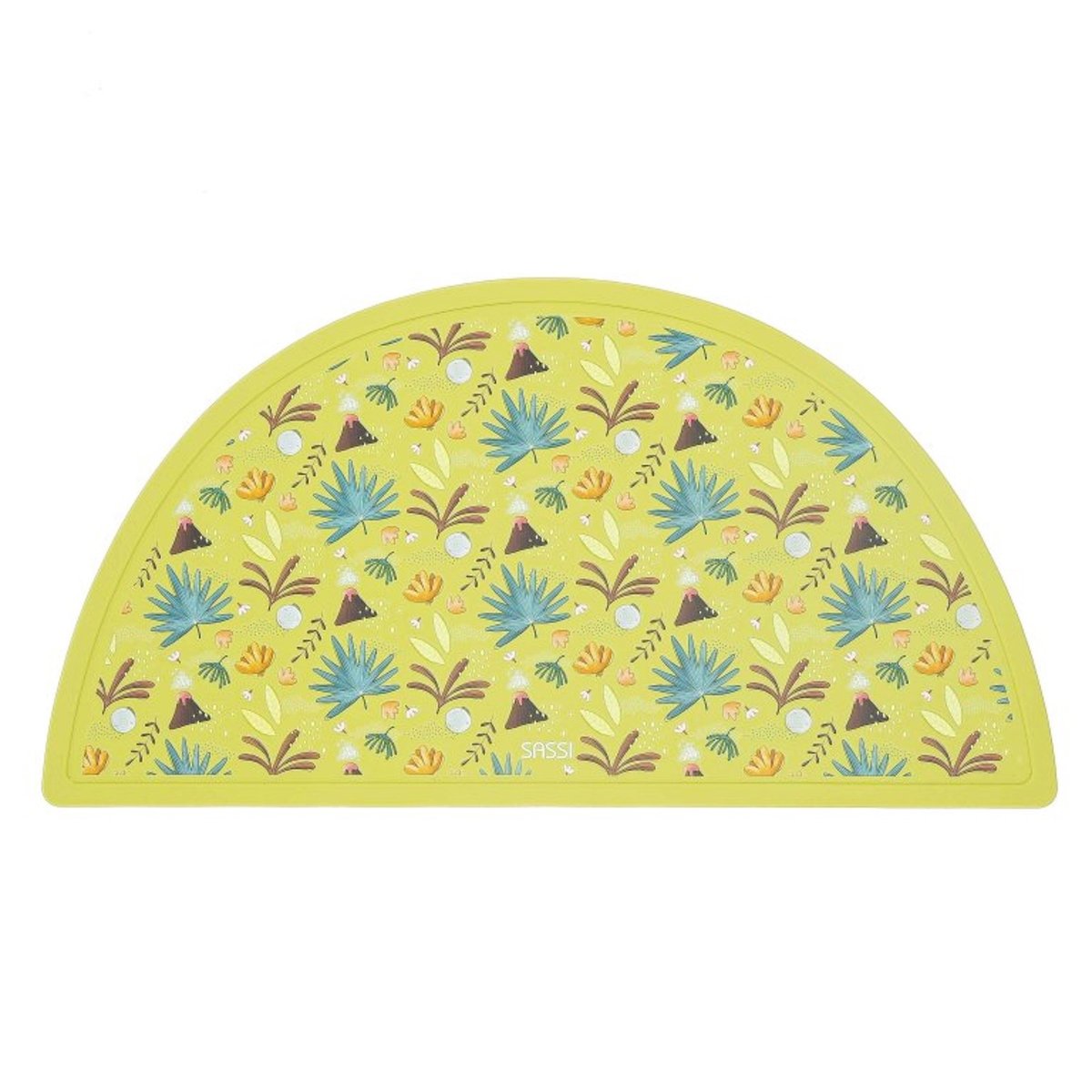 Set de table en silicone ANIMAUX vert, SASSI