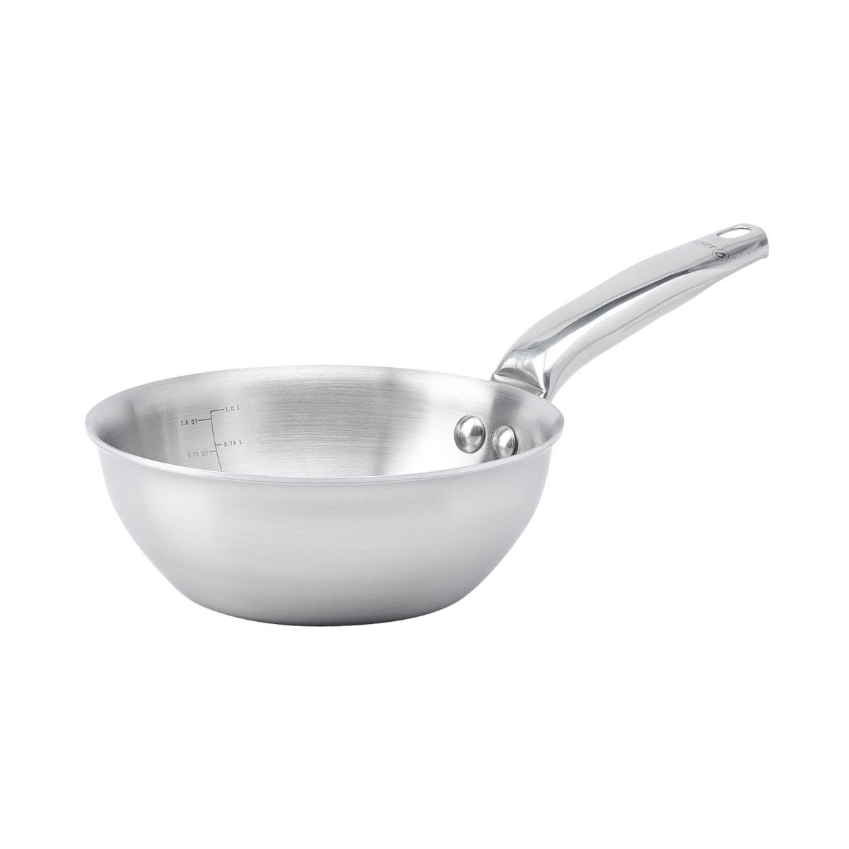 Sauteuse bombée alchimy inox ø24 cm gris, DE BUYER