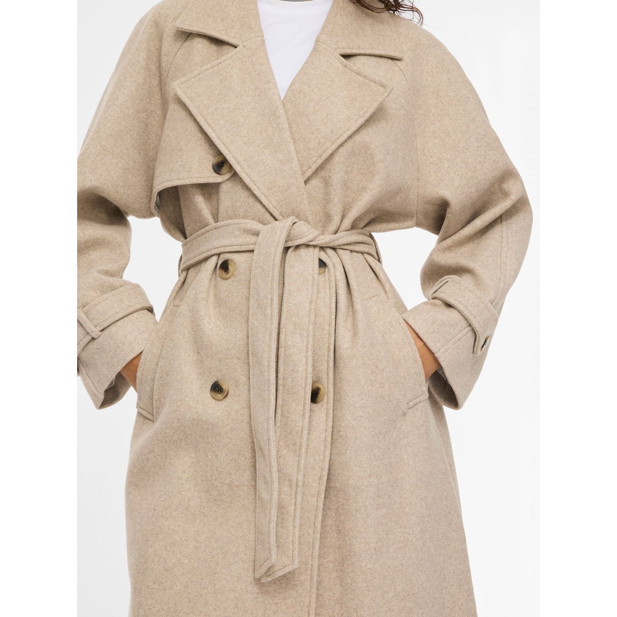 Manteau marron - natural melange1, VILA