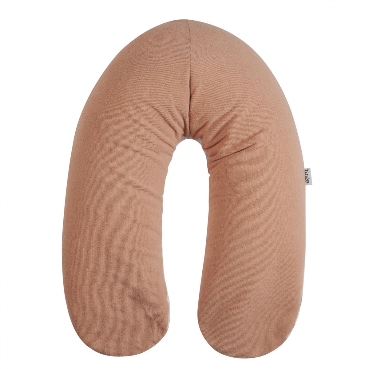 Coussin de grossesse éponge microfibre rose peach, TINEO