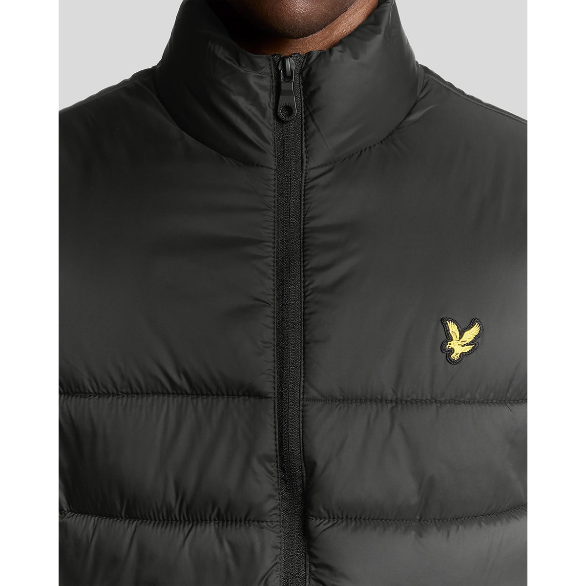 Gilet ouatiné noir jais, LYLE & SCOTT