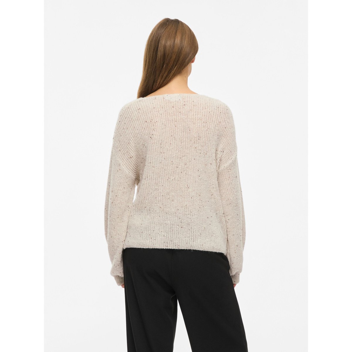 Pull En Maille gris - super light grey melange1, VILA