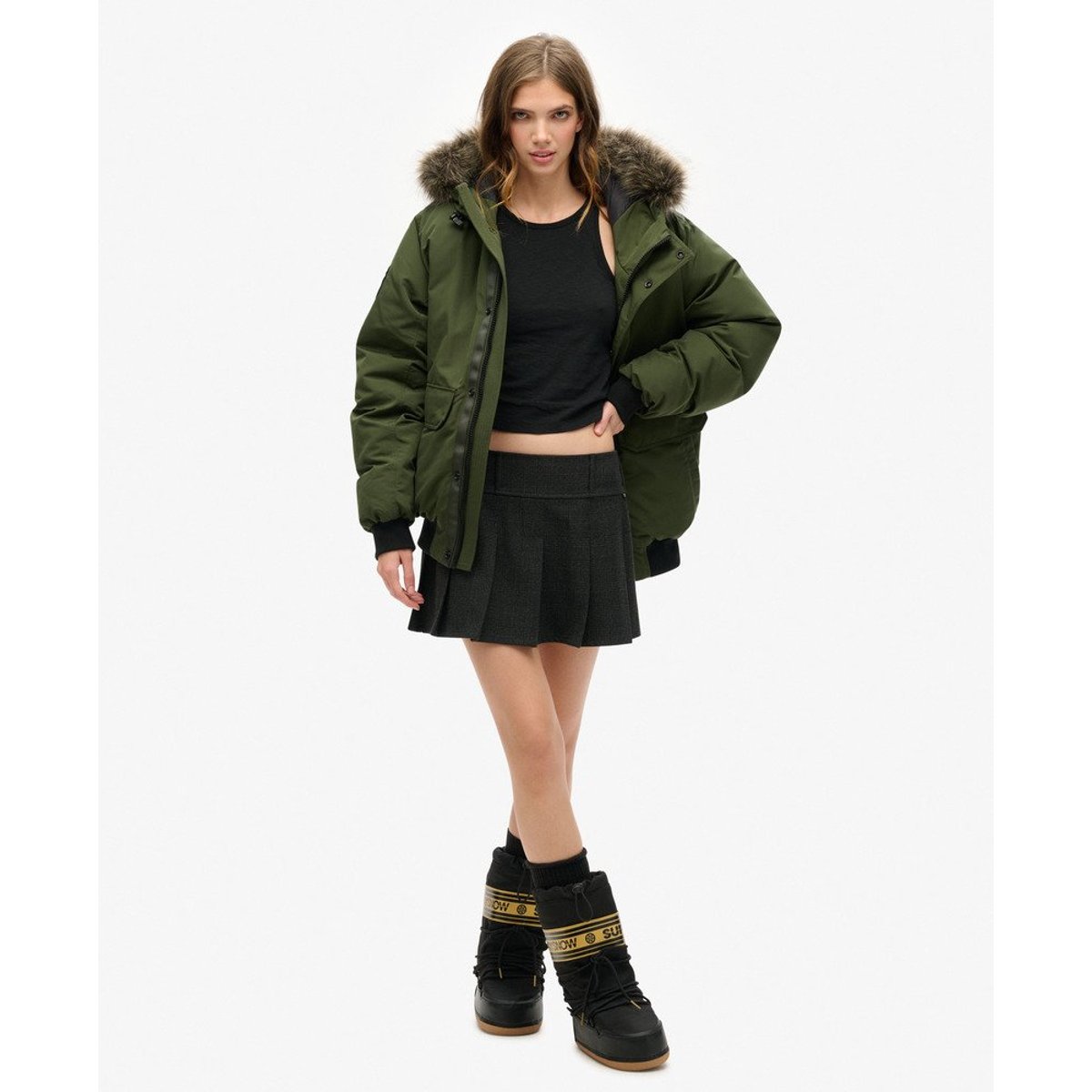 Après-skis noir, SUPERDRY