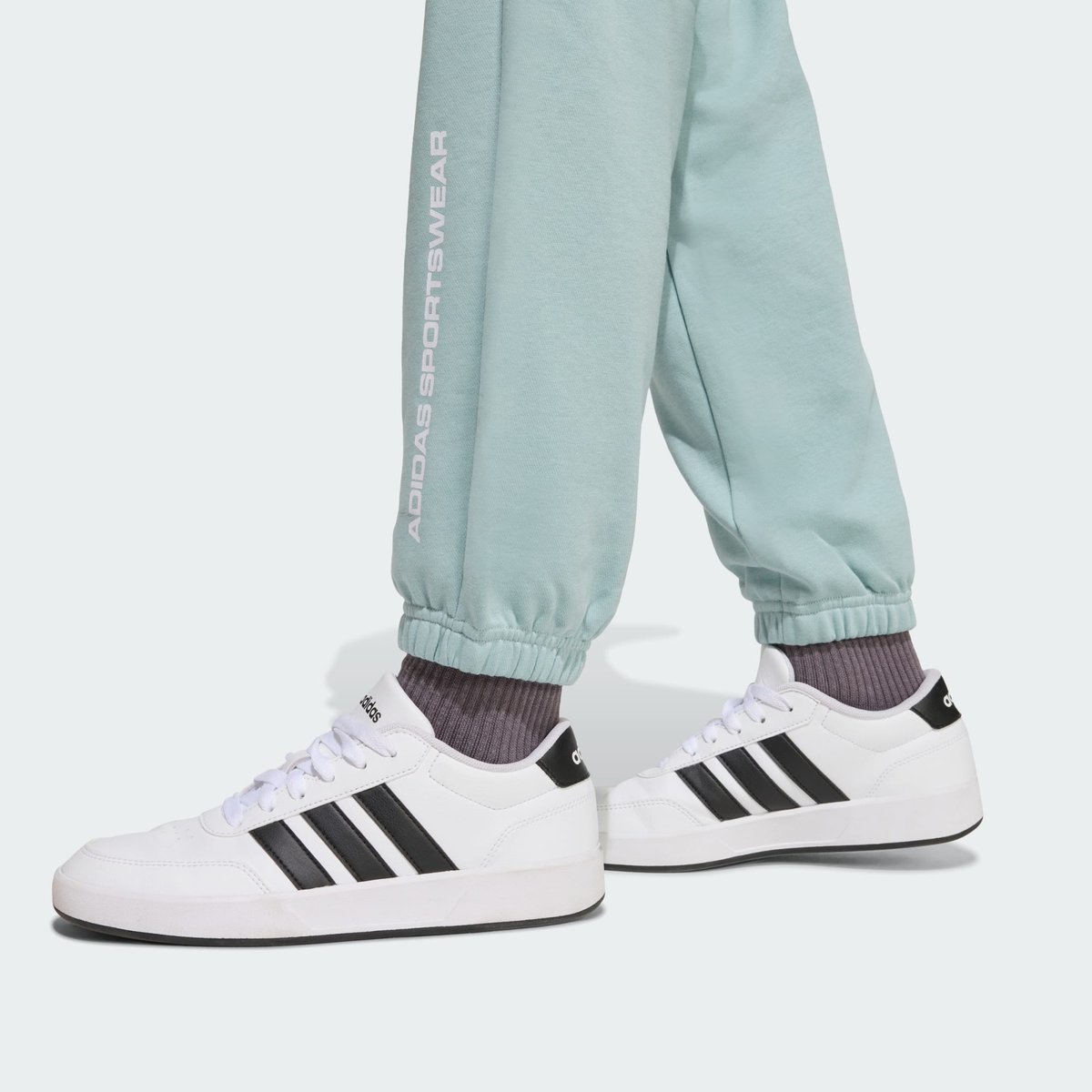 Pantalon Molleton Slogan Adidas tactile green, ADIDAS SPORTSWEAR