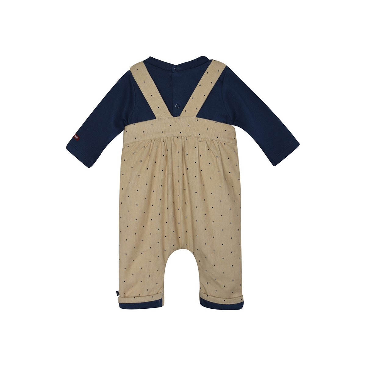 Tee shirt + salopette filomene blanc, SUCRE D'ORGE