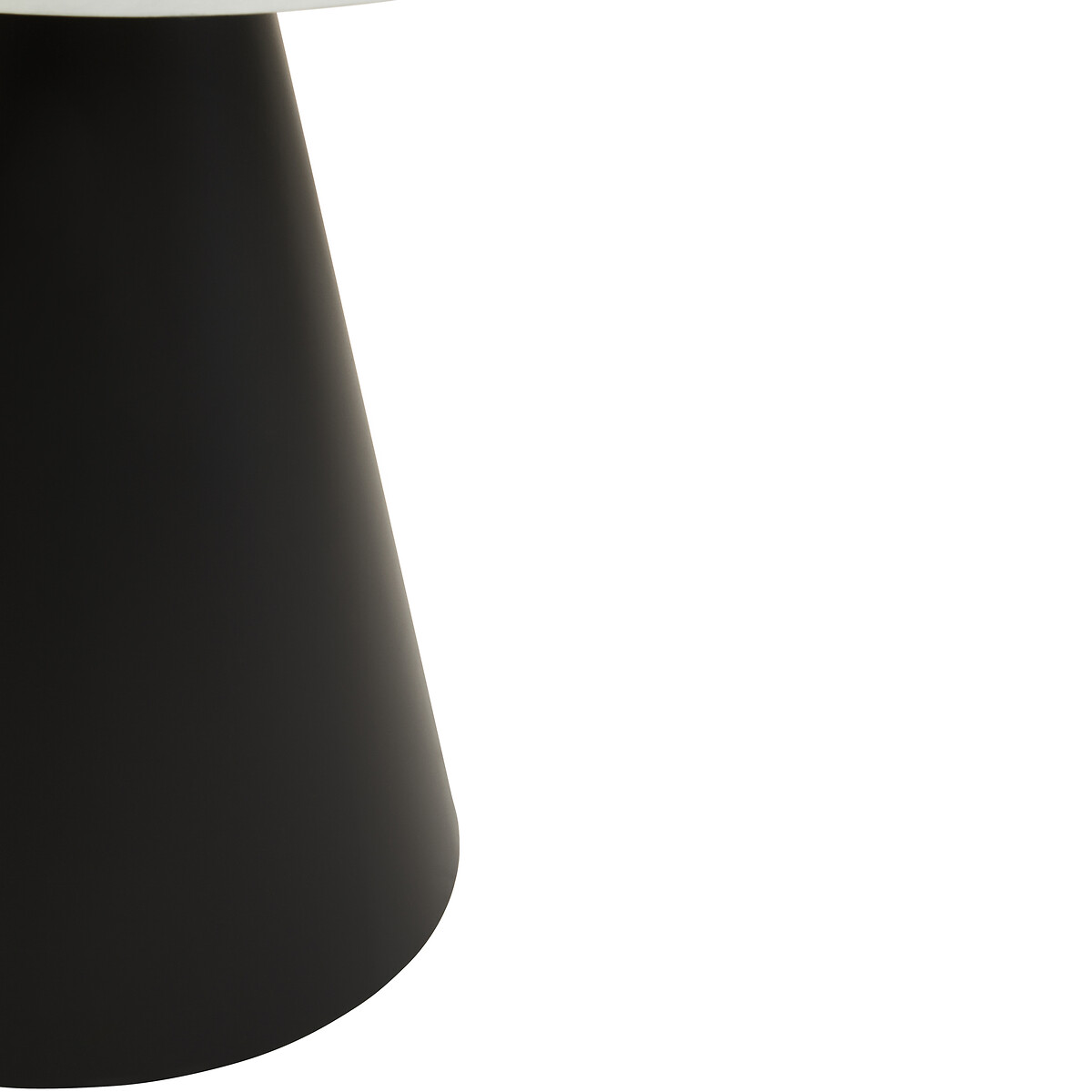 Round Marble Pedestal Dining Table black/white, FIFTY FIVE SOUTH