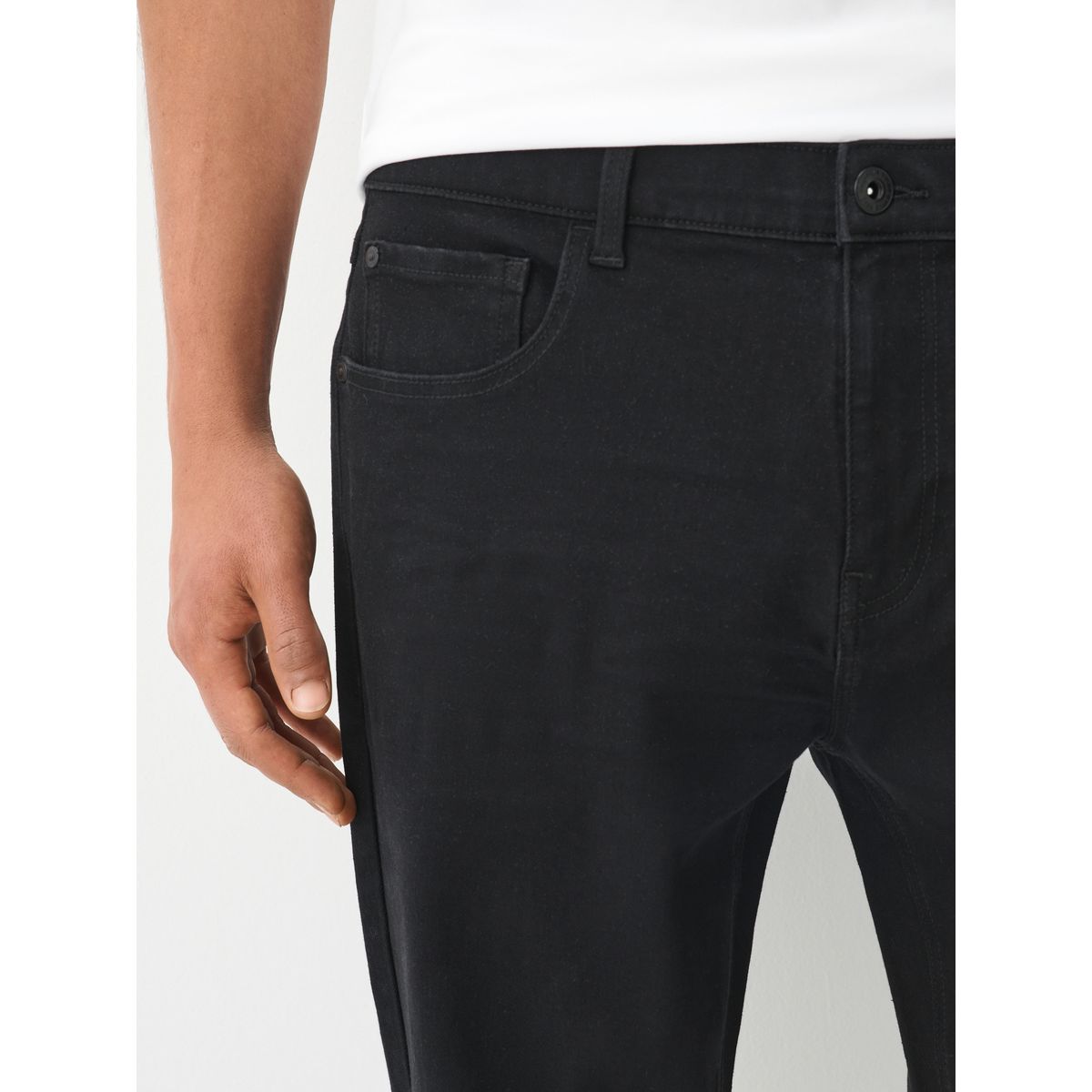 Jean stretch essentiel noir, NEXT