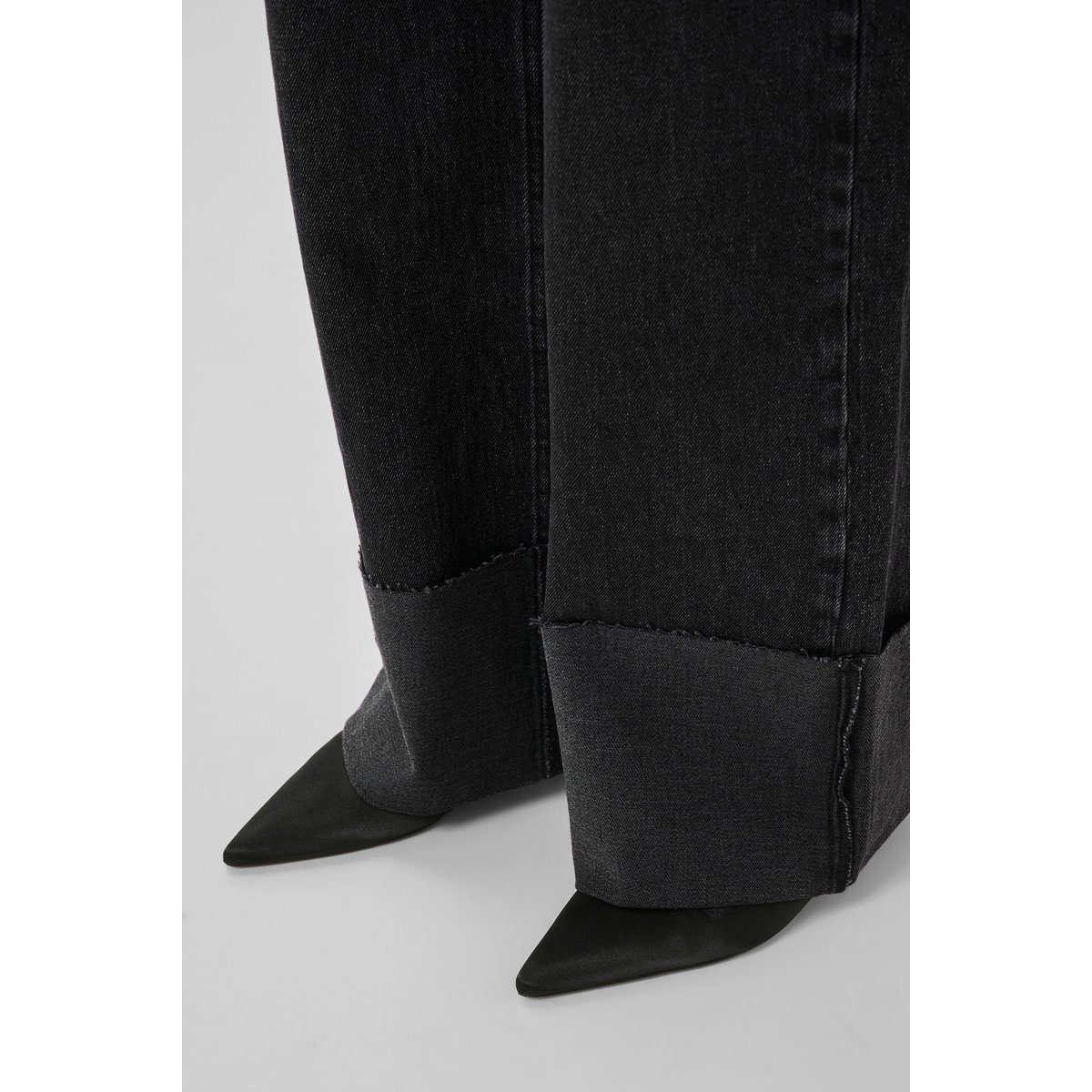 Jeans noir black retro wash, MY ESSENTIAL