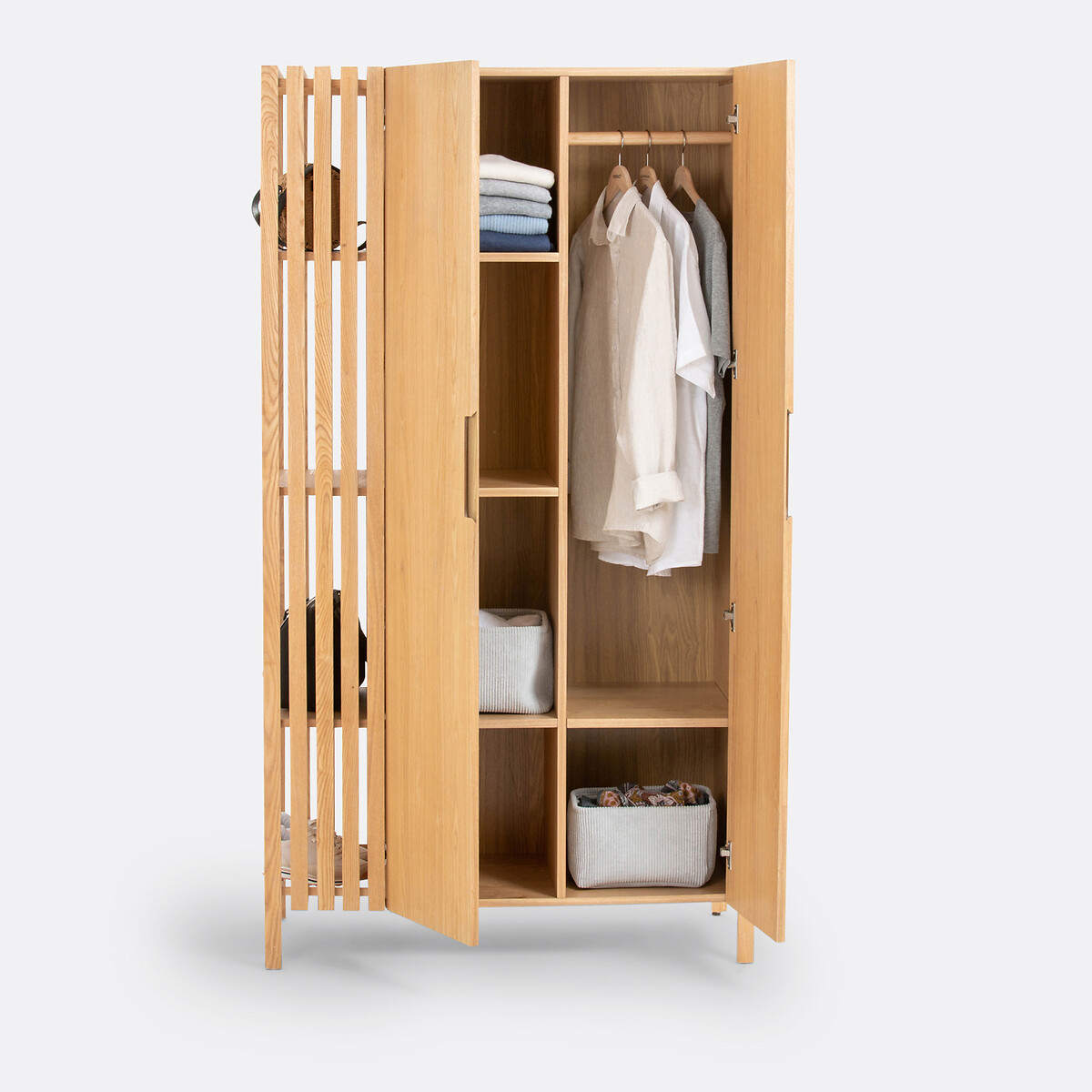 Armoire 2 portes Theonie naturel, LA REDOUTE INTERIEURS