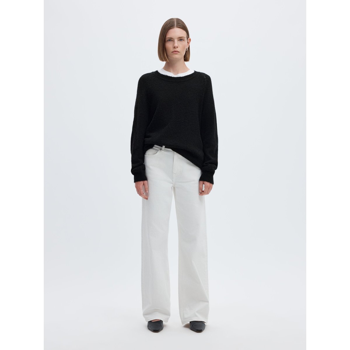Jumper noir - black, SELECTED