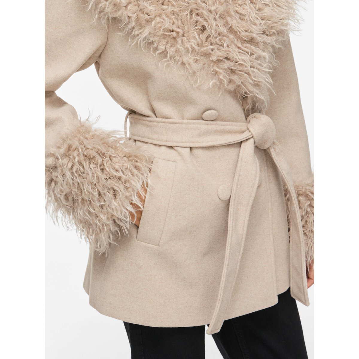 Veste marron - natural melange1, VILA