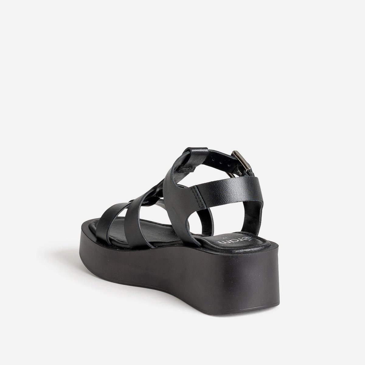 Sandale À Talon en cuir JOANN noir, ERAM