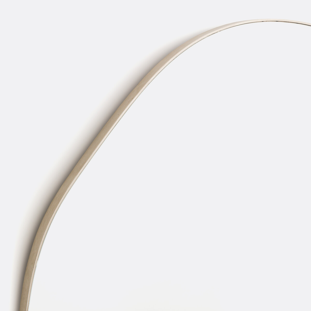 Espejo de forma orgánica, largo 80 cm, alto 80 cm, ORNICA latón, LA REDOUTE INTERIEURS