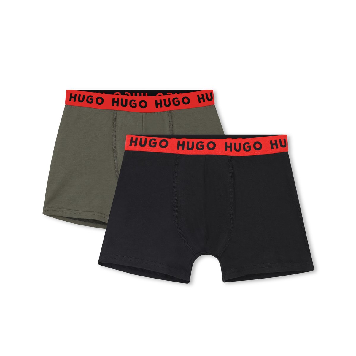 Confezione da 2 boxer black, HUGO KIDSWEAR
