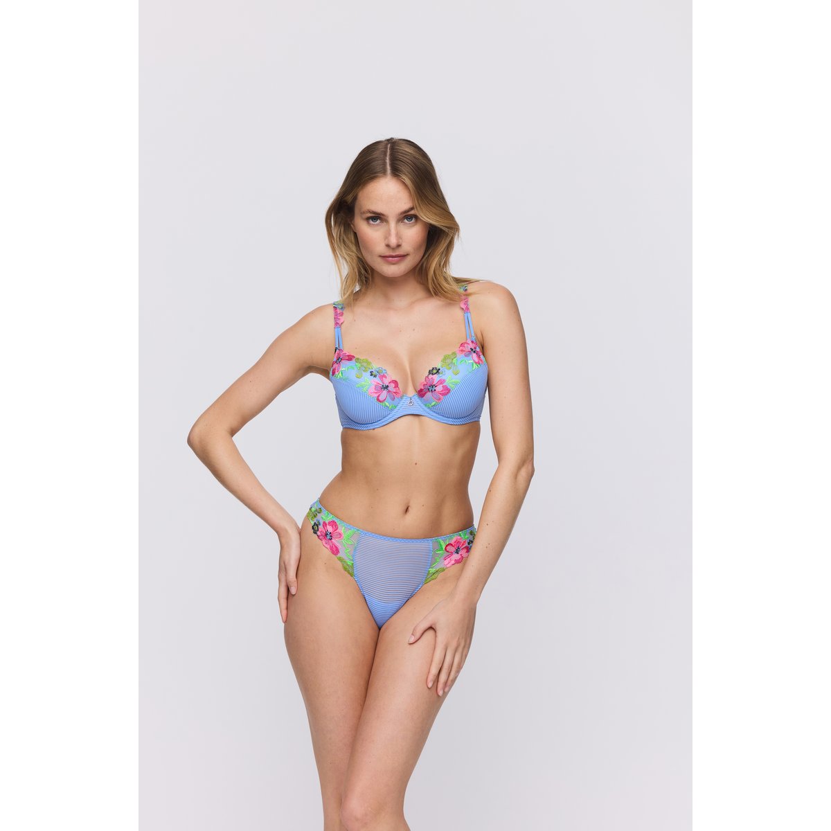 Soutien gorge Push-up à coussinets amovibles ODILLY bleu - santorini blue, MARIE JO