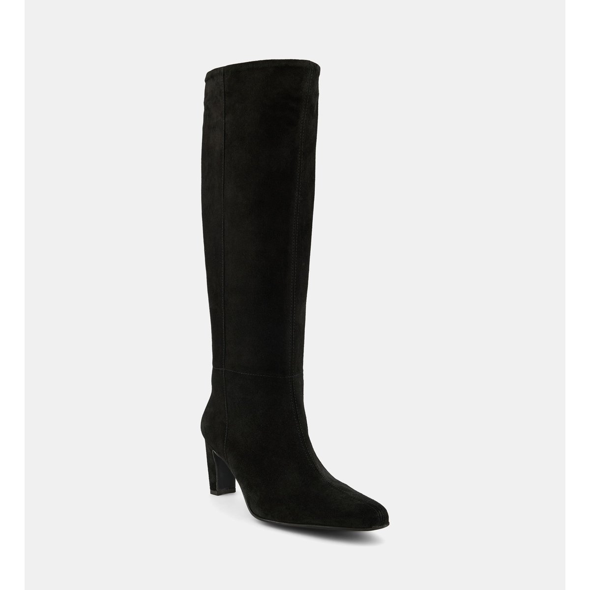 Bottes slouchy candice cuir velours noir, GALERIES LAFAYETTE