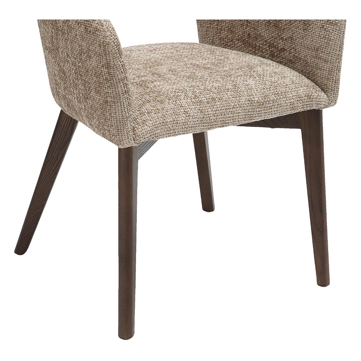 Chaise tissu RUSTI beige, HABITAT