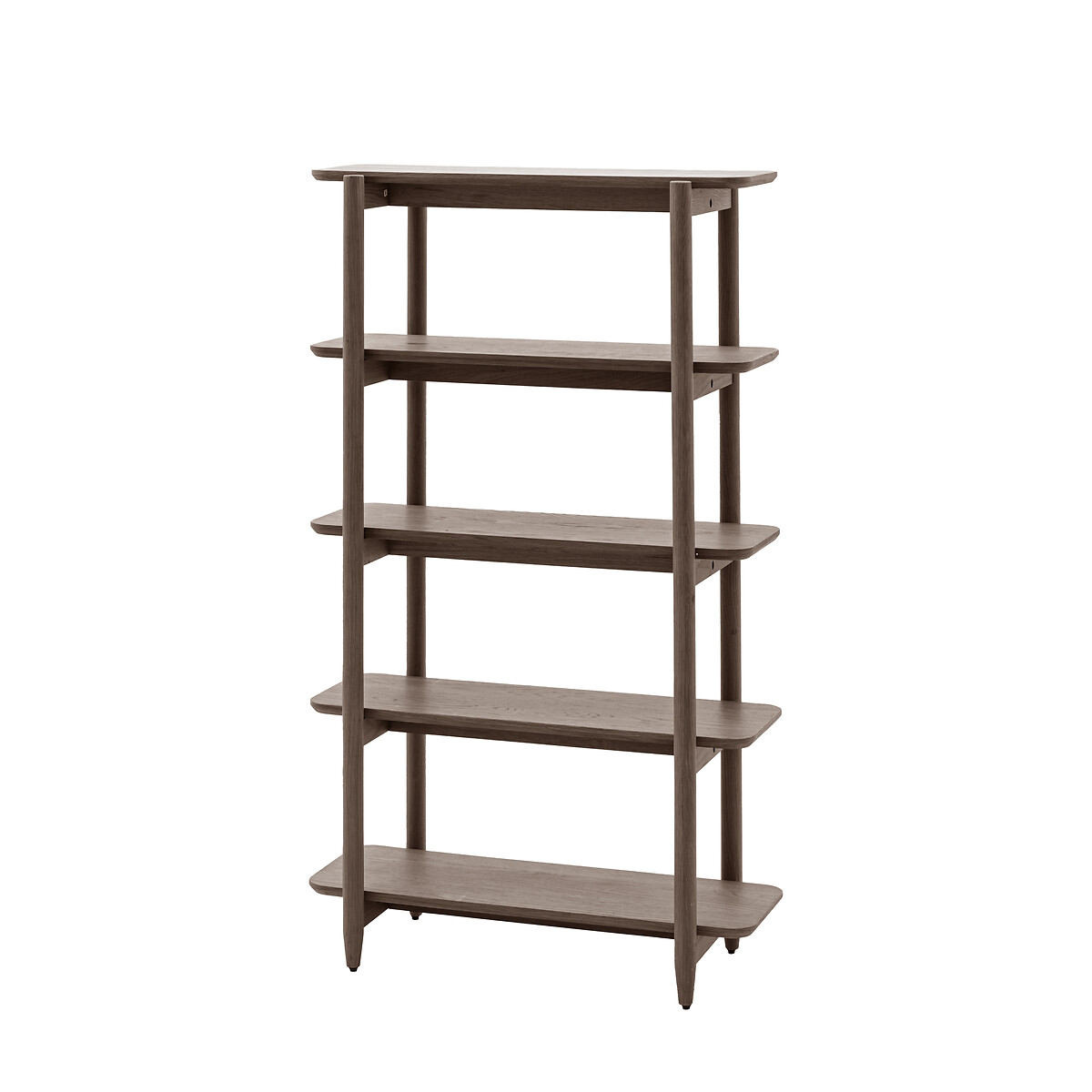 Hale Smoked Wood Open Display Shelving Unit smoked oak, ÉDITÉ