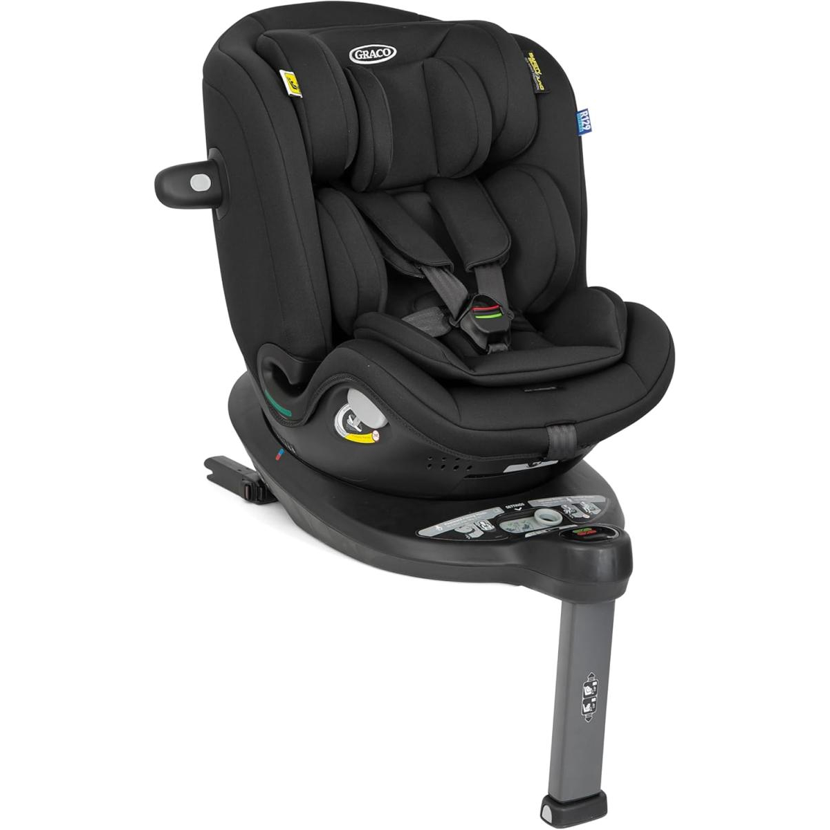 Turn2me Grow Siège-Auto Pivotant Midnight couleur unique, GRACO