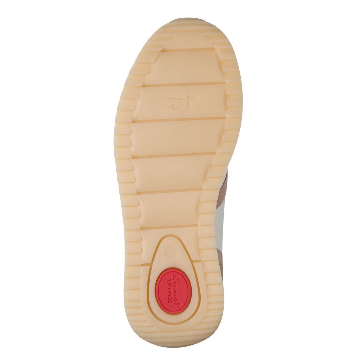 Basket femme beige rose, TAMARIS