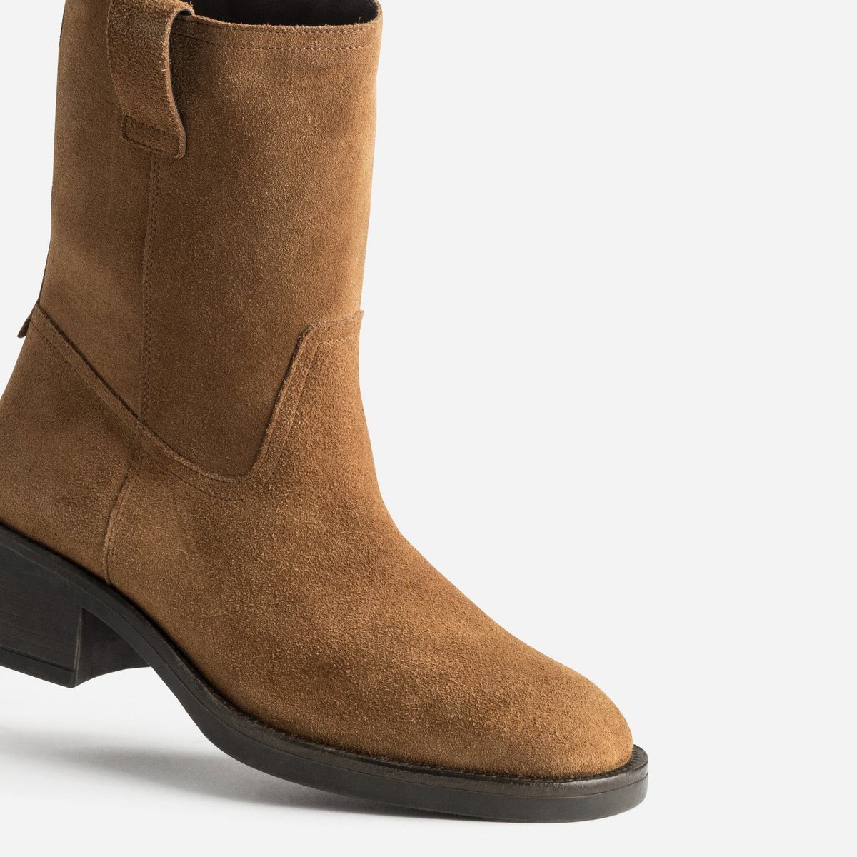 Boots en cuir LAURELINE camel, ERAM