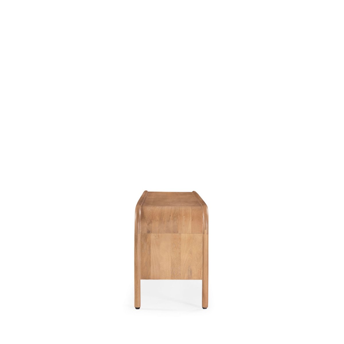 Meuble TV 2 portes en bois massif L150cm- BALI bois clair, DRAWER
