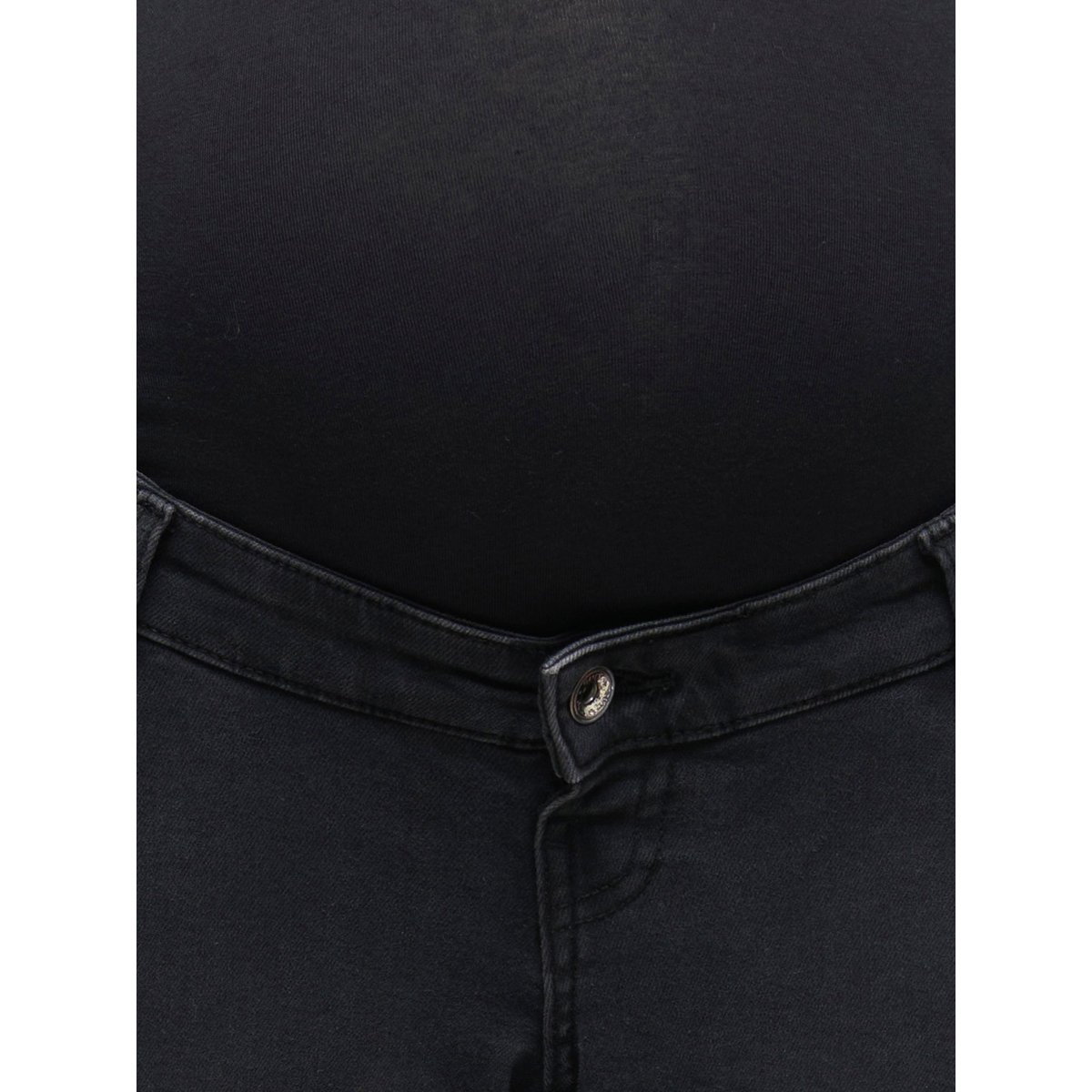 Jean À Jambe Large washed black, ONLY