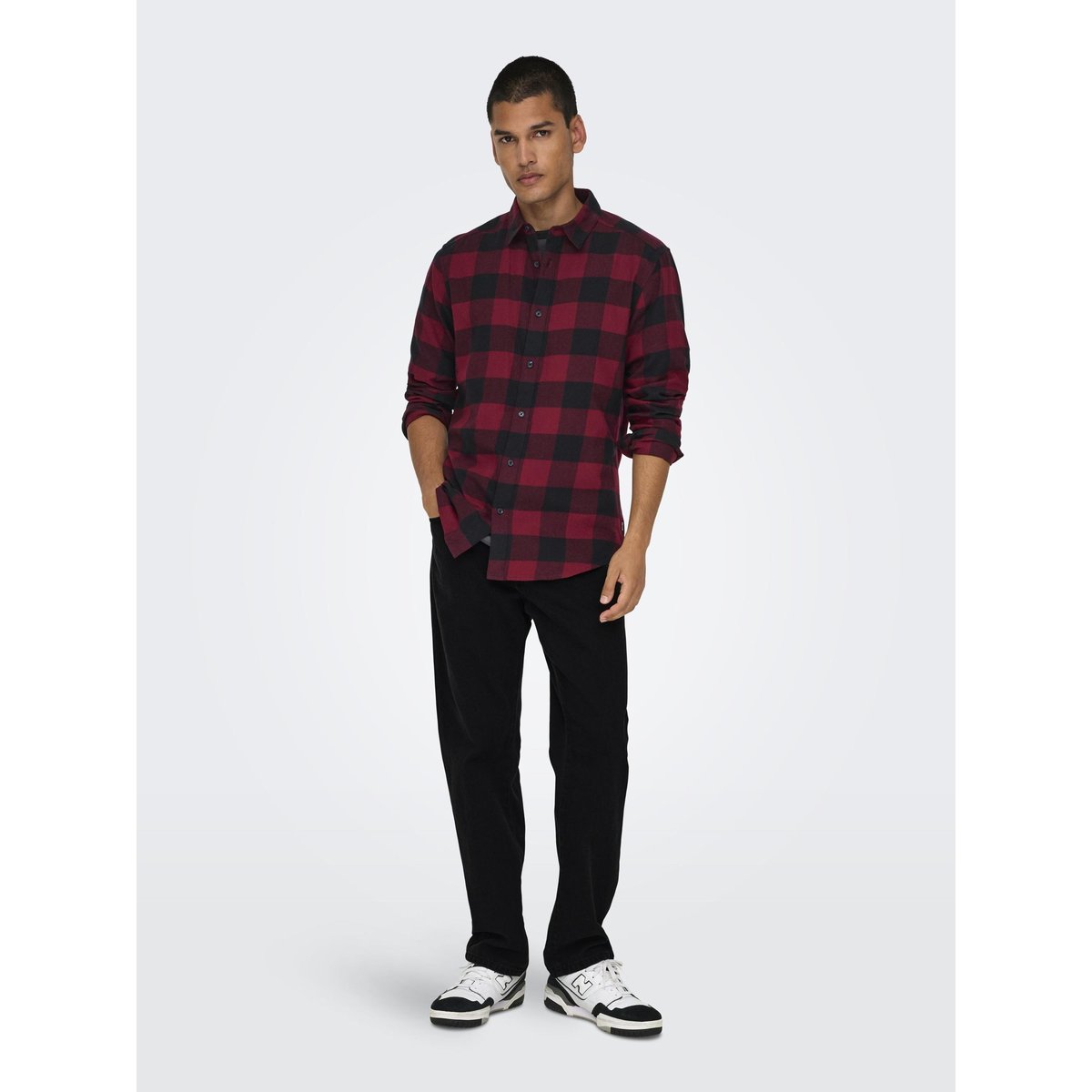 Coupe Regular black denim, ONLY & SONS