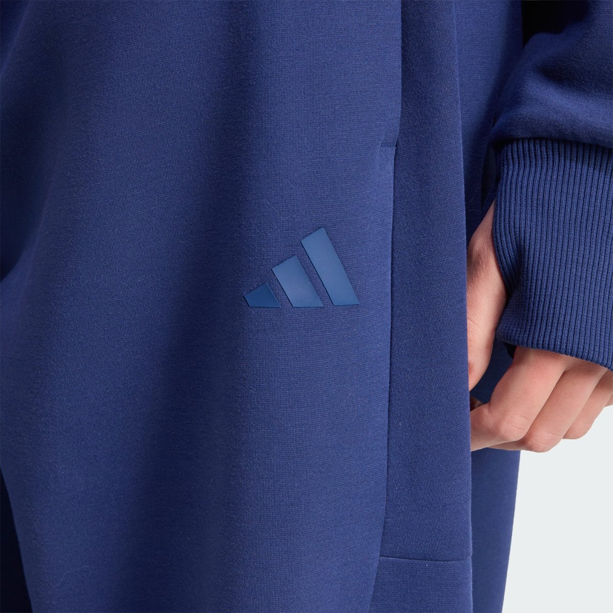 Pantalon Barrel En Maille Soft Lux Winter dark blue, ADIDAS SPORTSWEAR