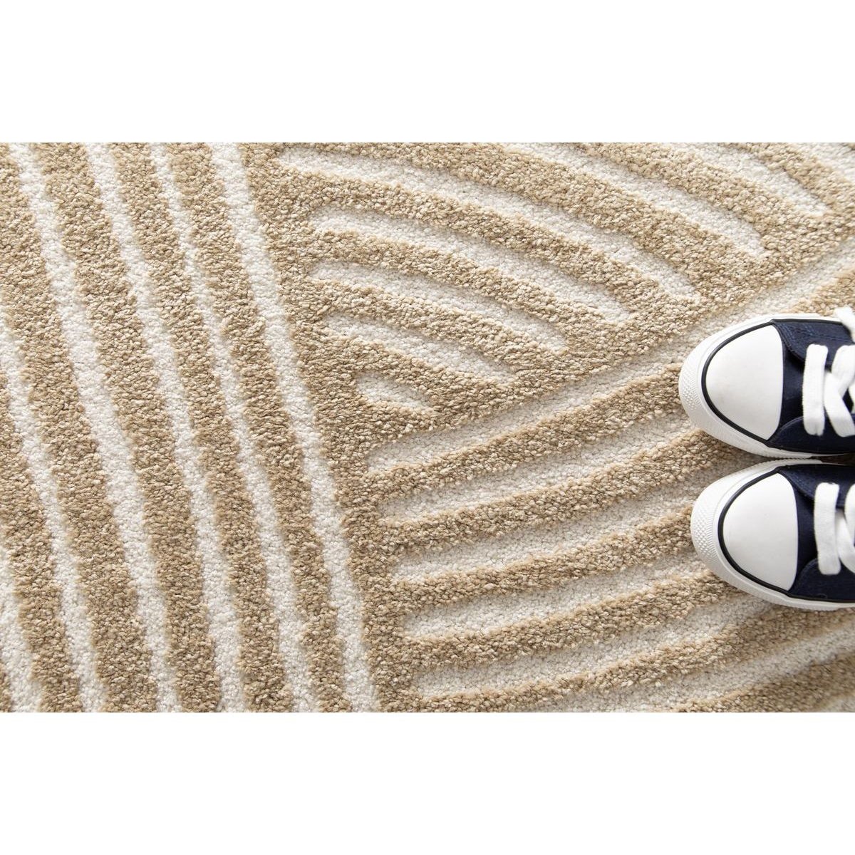 Tapis poils poils courts style , STAN marron, BOBOCHIC