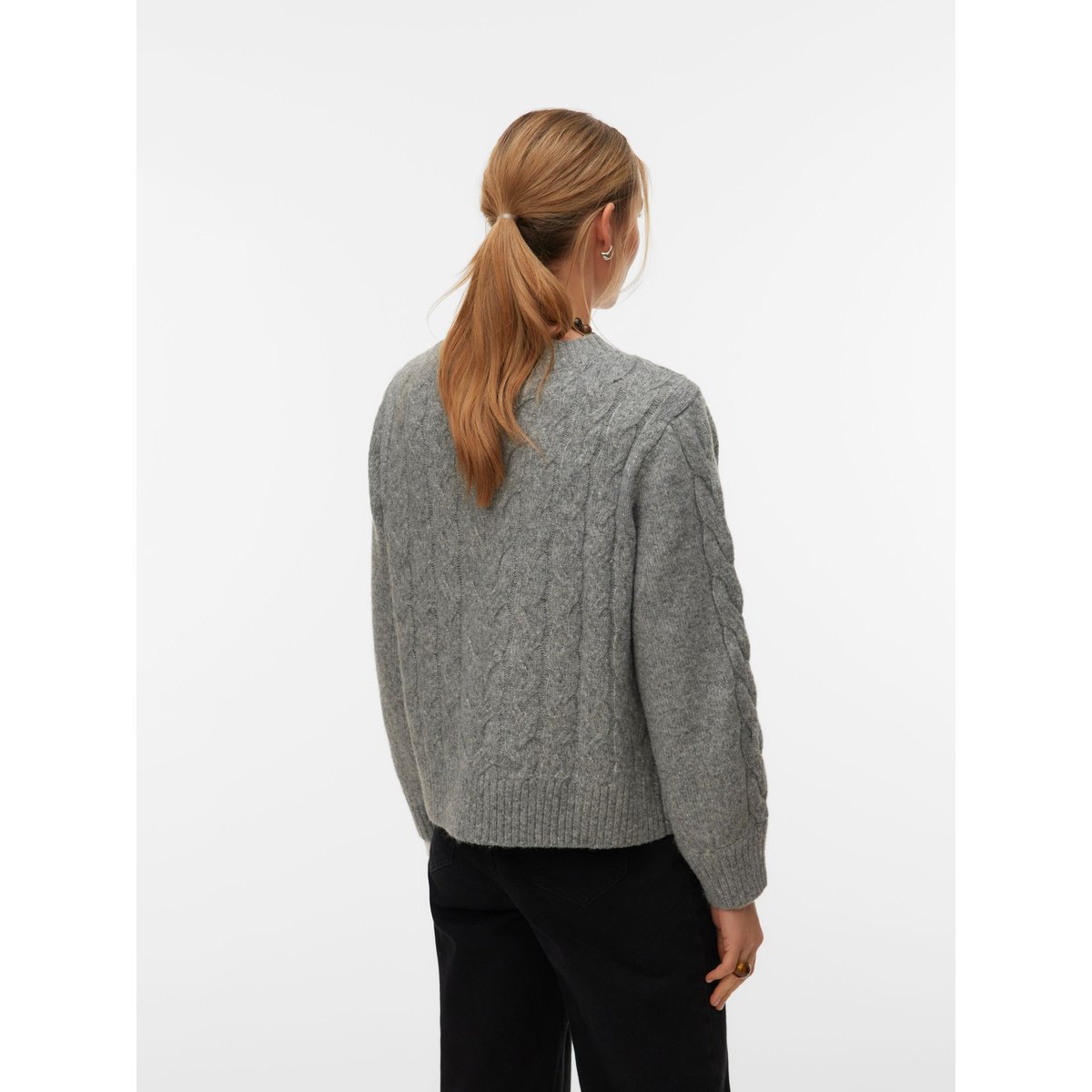 Pull medium grey melange, VERO MODA