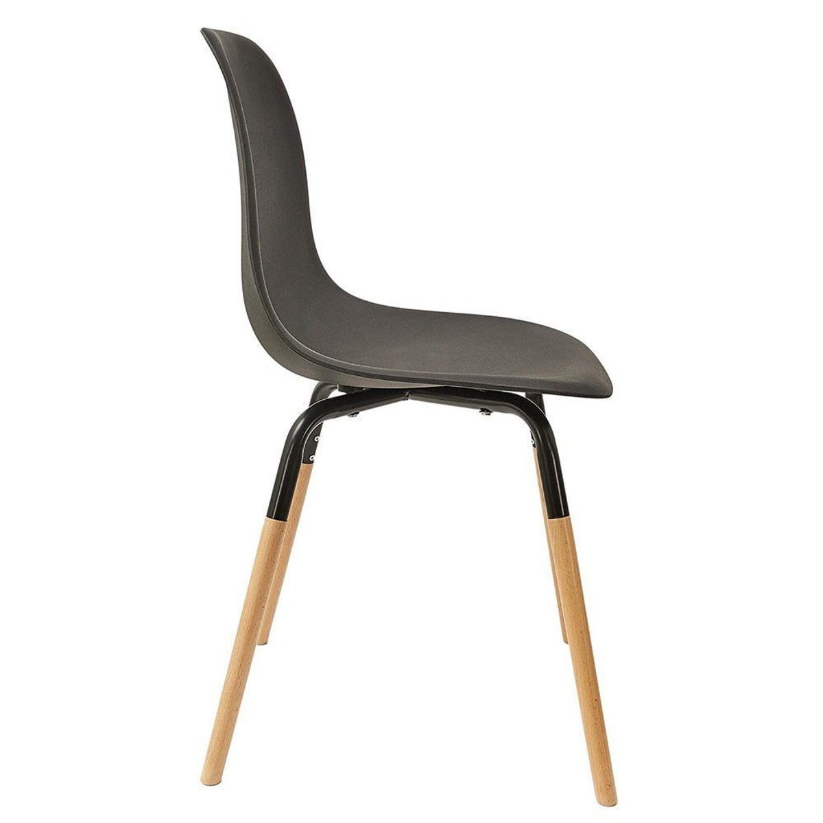 Chaise scandinave Phenix blanc noir, DECORATIE
