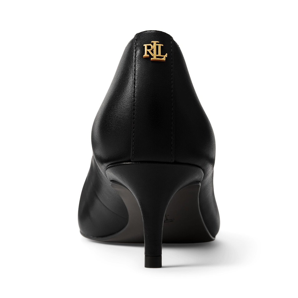 Adrienne leren pumps zwart, LAUREN RALPH LAUREN