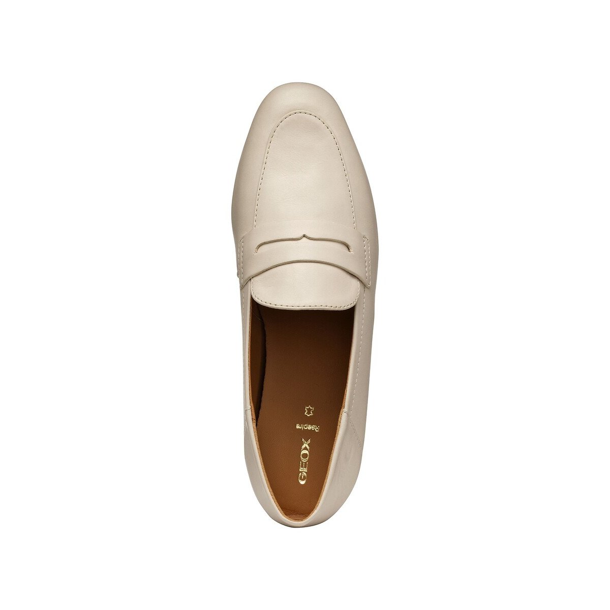 Loafers in leer Mantinea beige , GEOX