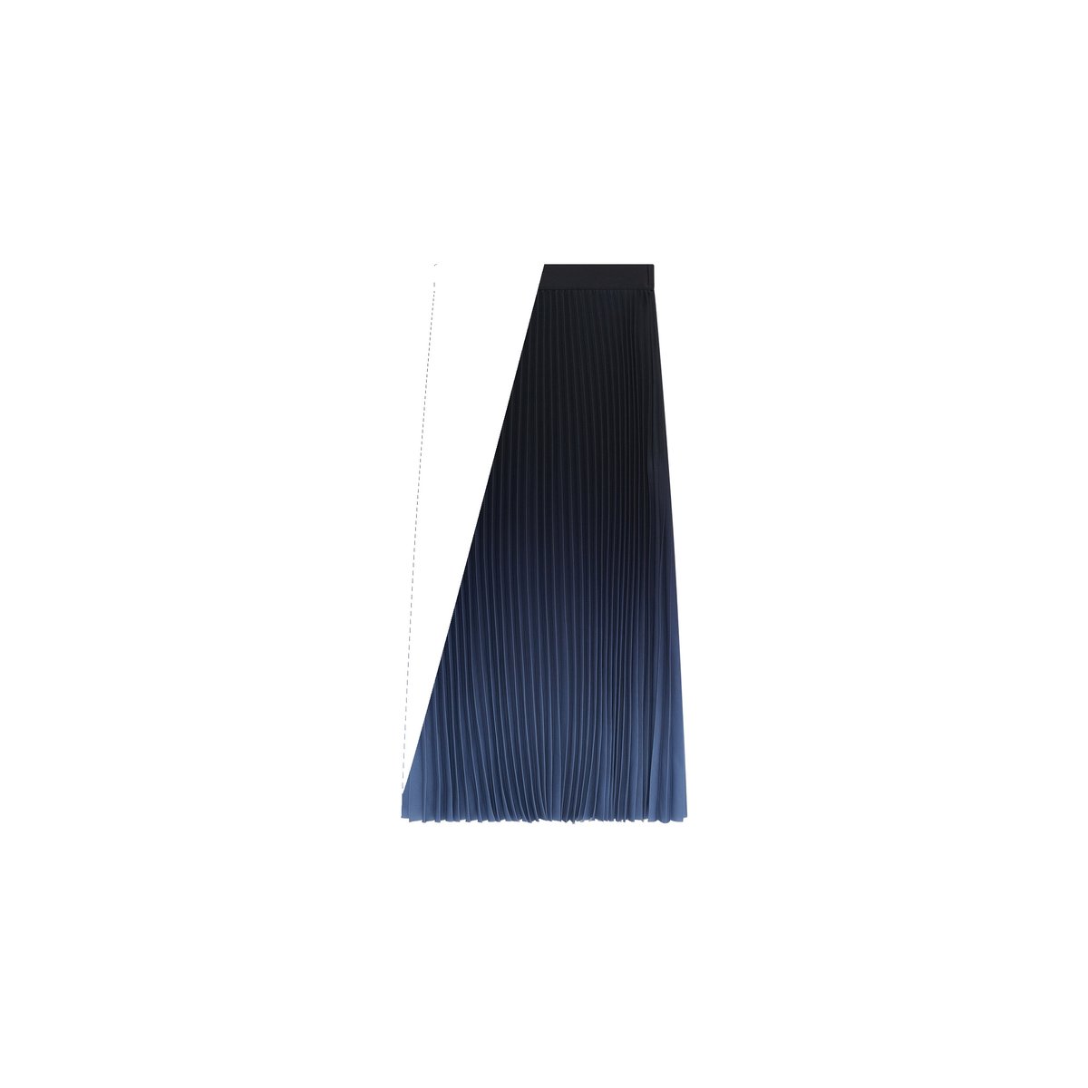 Jupe fluide évasée JOELLA bleu marine, CAROLL