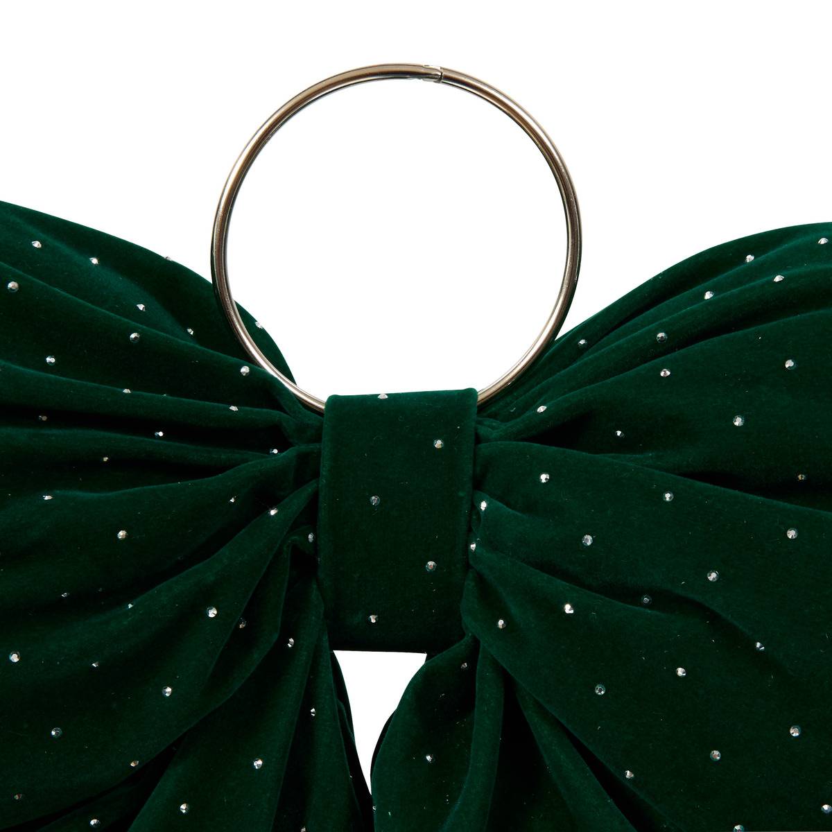 Nœud de sapin matelassé vert 46 x 38 cm vert, FEERIC LIGHTS & CHRISTMAS
