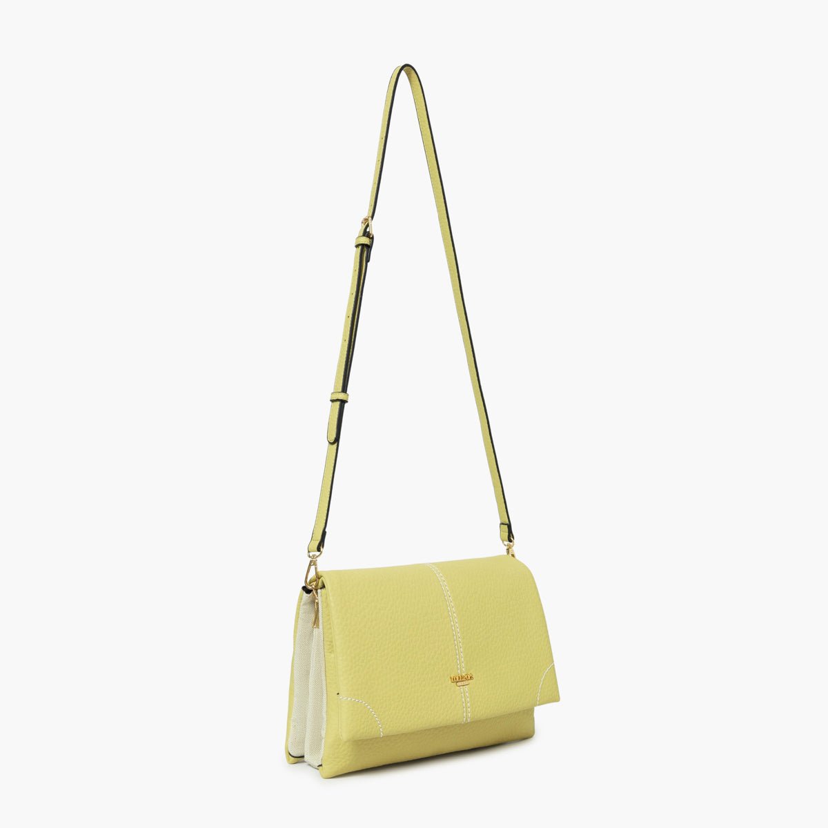 Sac multipoches Sixtine jaune, LOLLIPOPS