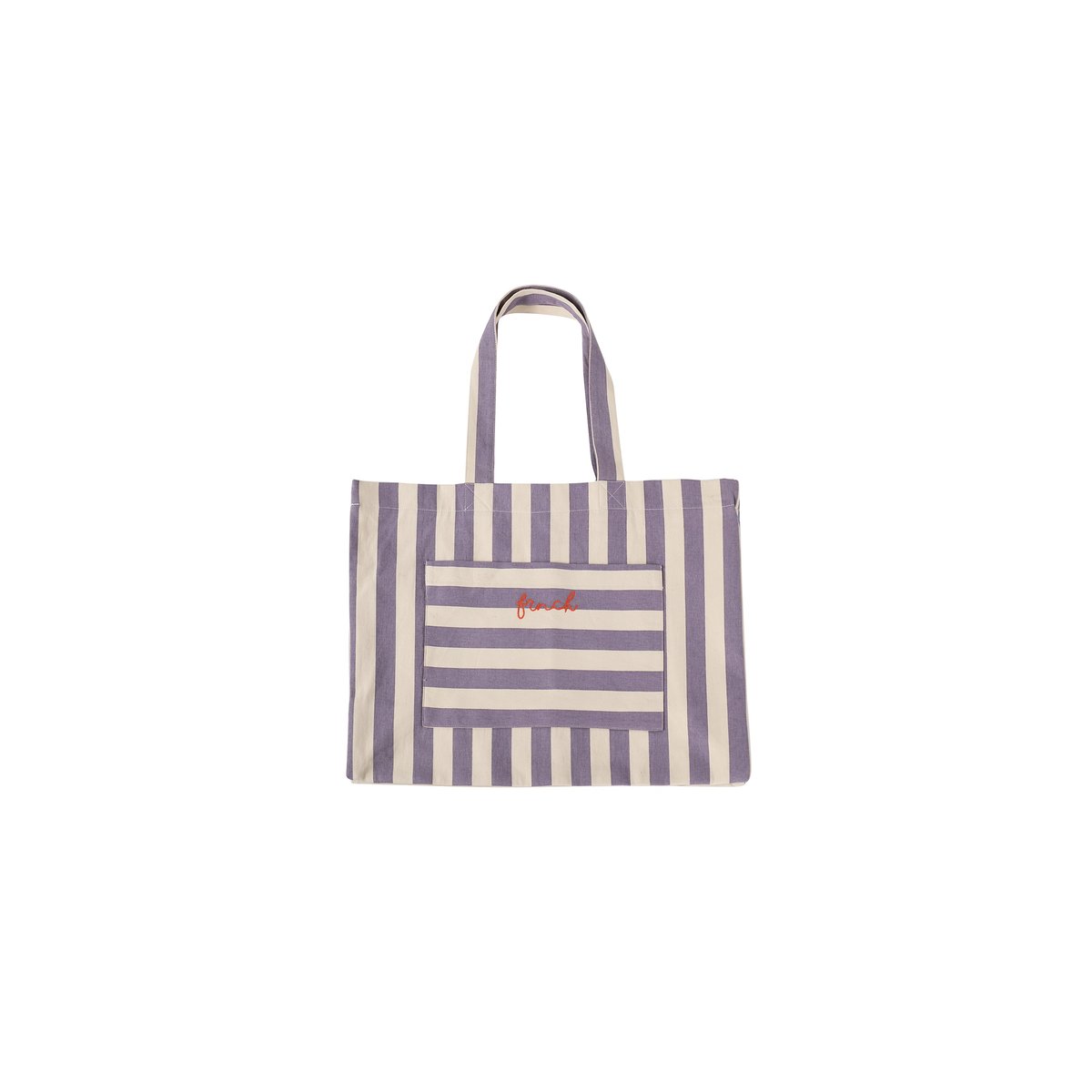 Sac en coton CANDEILLE violet lilas, FRNCH