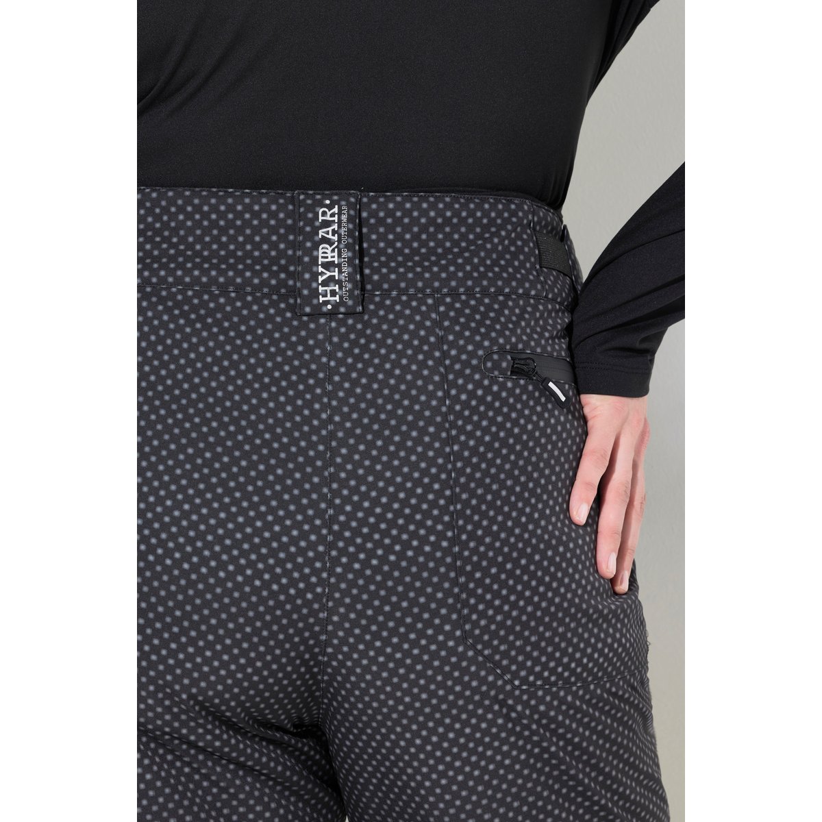 Pantalon de ski imperméable, pois noir, ULLA POPKEN