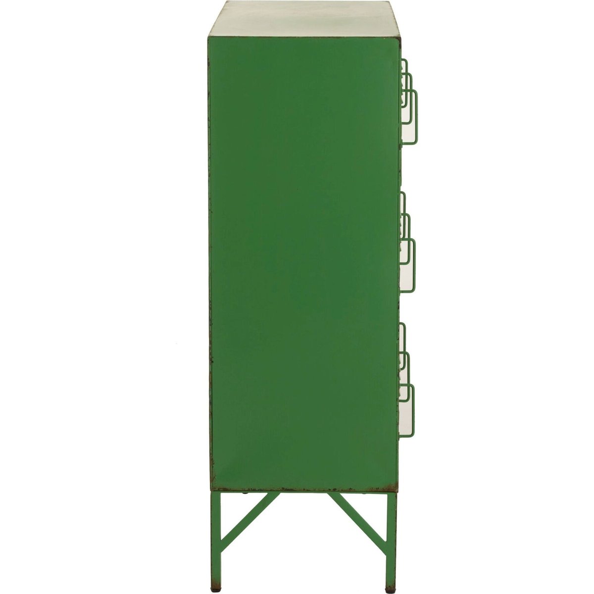 Armoire métal 9 portes style industriel vert, RECOLLECTION