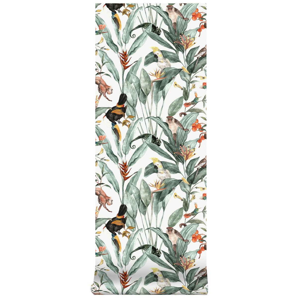 Papier peint île tropicale multicolore, SUPERFRESCO EASY