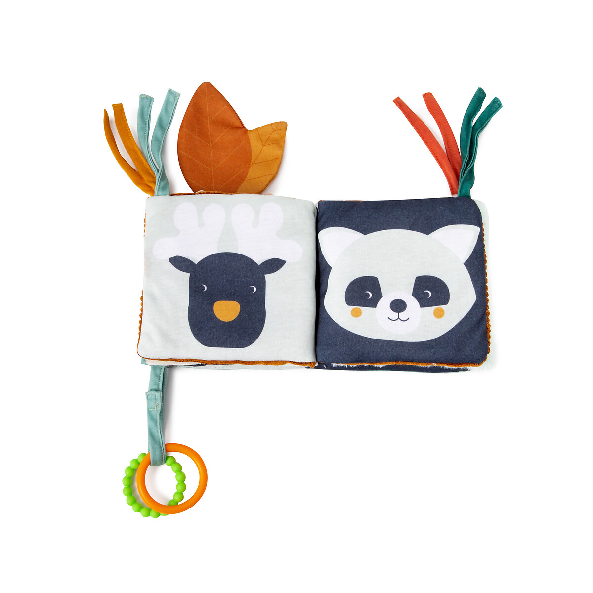 Livre d'éveil forêt multicolore, LITTLE BIG FRIENDS