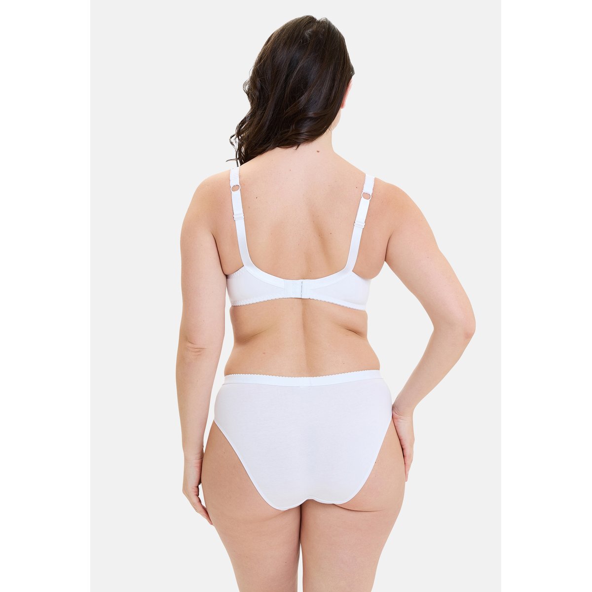 Slip Midi Coton D’arum blanc, SANS COMPLEXE