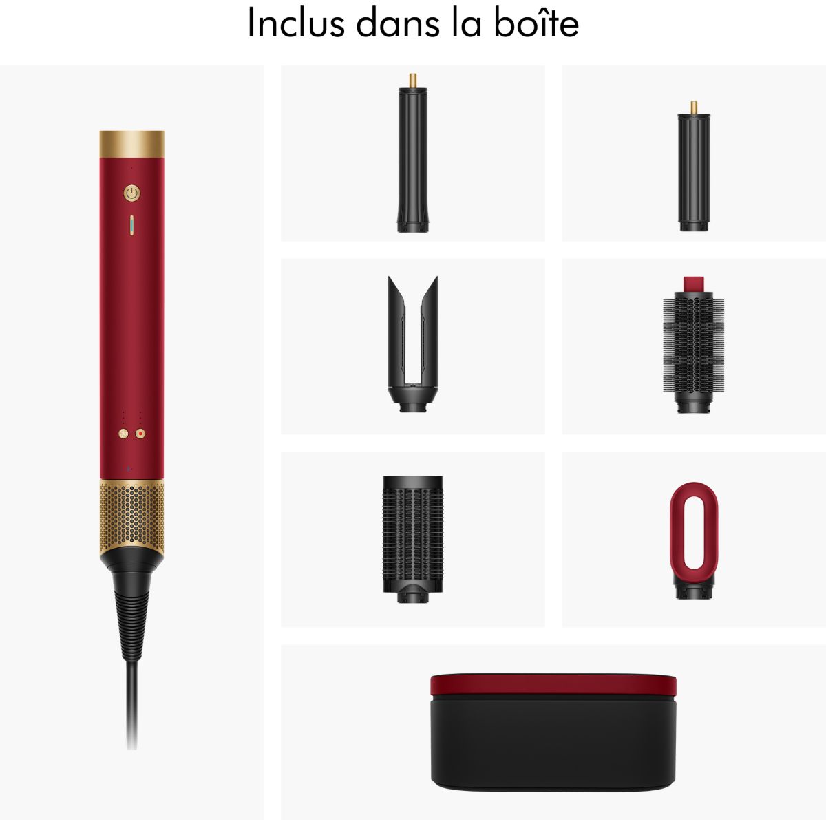 Fer multistyle Airwrap Co-anda 2x Cheveux raides à ondulés Edition Velours, édition spéciale fête des mères couleur unique, DYSON