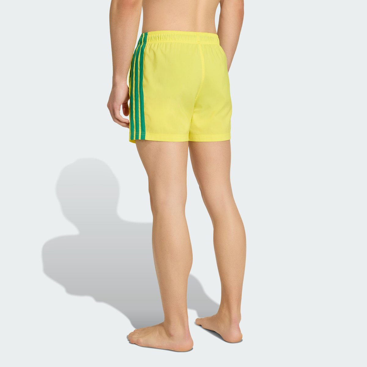 Short De Bain 3 Bandes 12,7 Cm Short De Bain 3 Bandes 12,7 Cm bright yellow / bold green, ADIDAS SPORTSWEAR