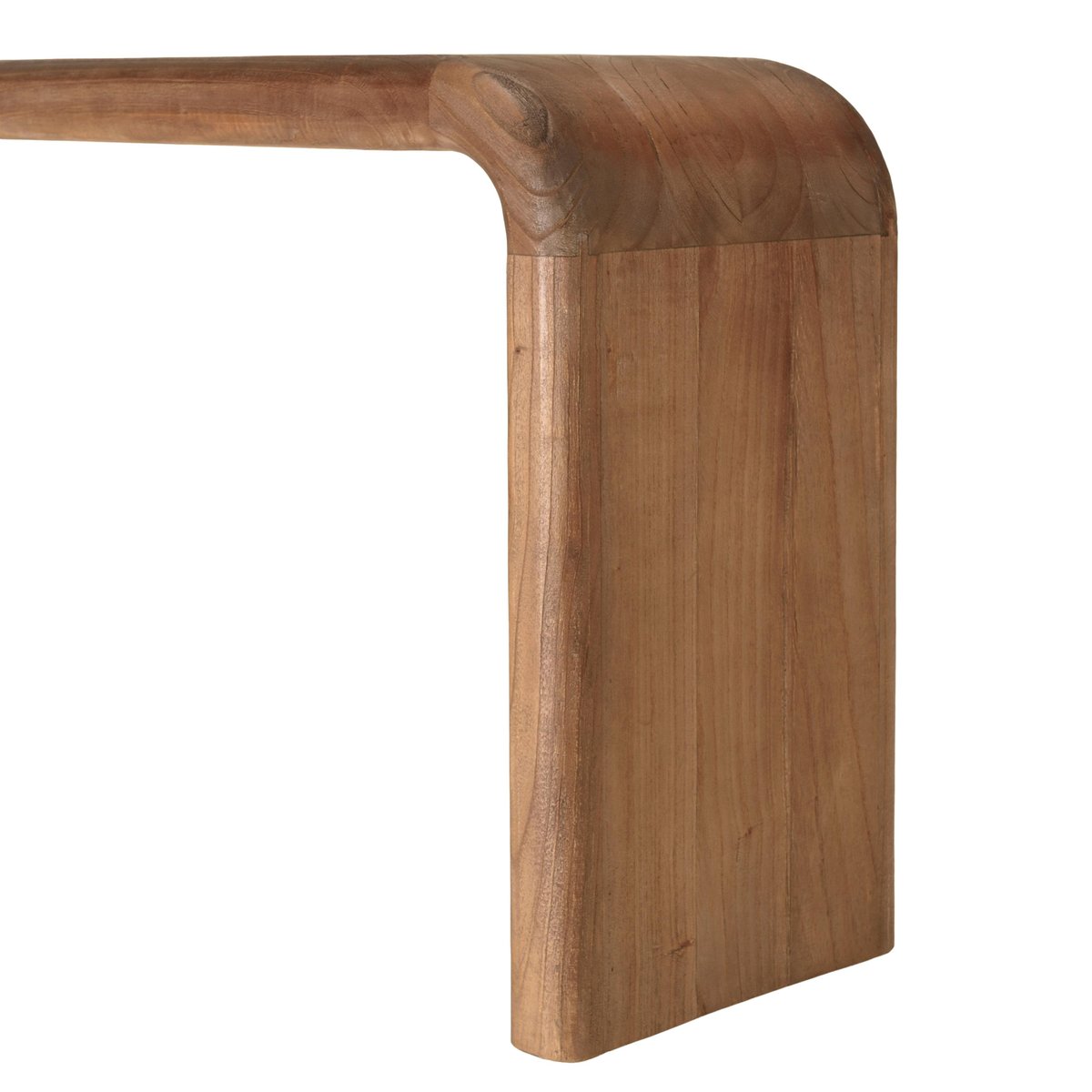 Console épurée en bois de mindi ARCUS bois naturel, PIER IMPORT