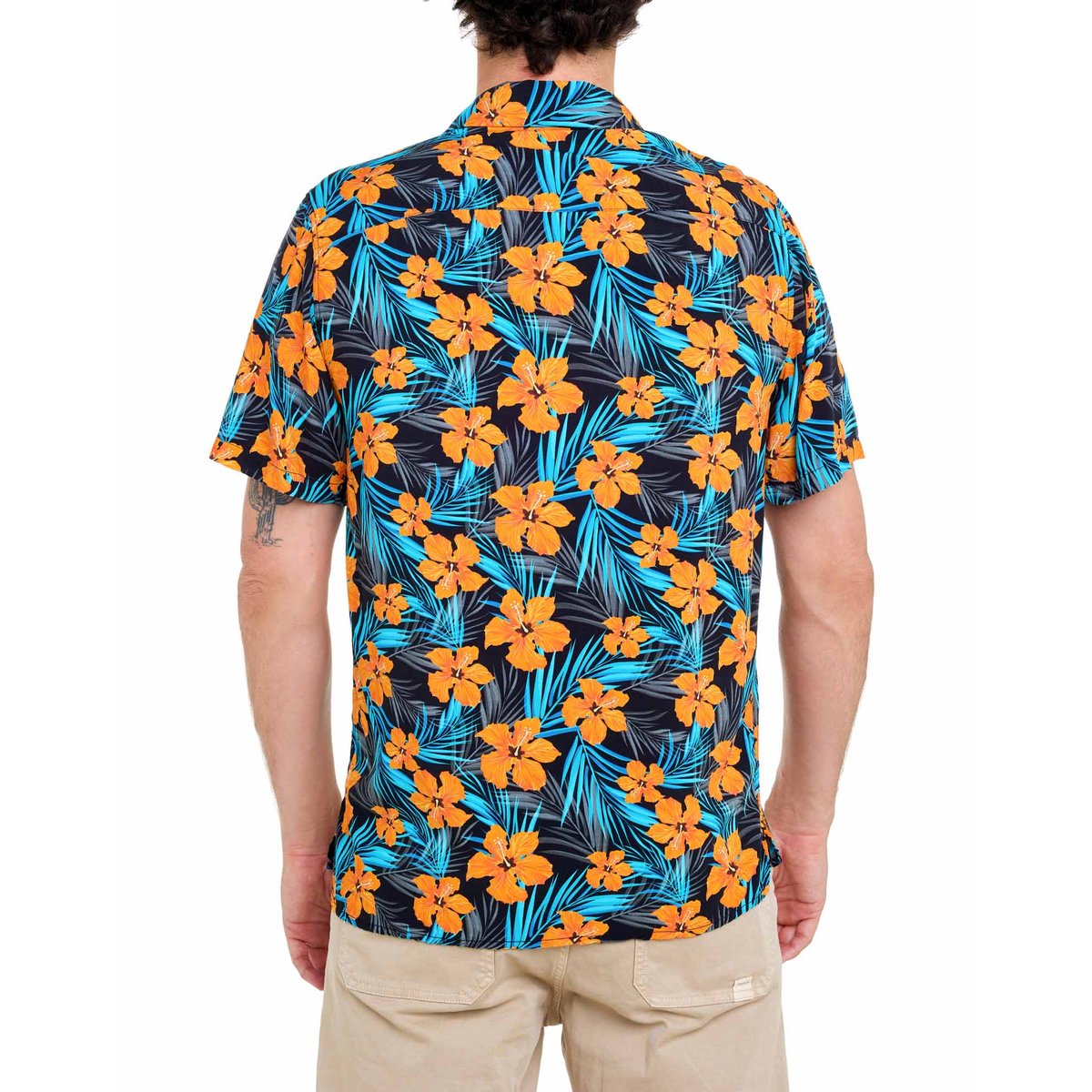 CHEMISE HAWAÏENNE ORANGEFLO multicolore, PULLIN