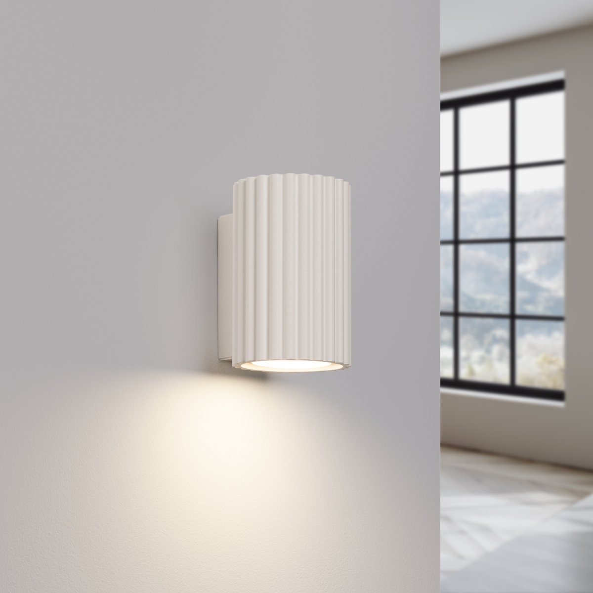 Applique Aluminium Beige GU10 1 Karbon 10 beige, EDEN